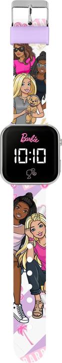Image du produit Disney Accutime Barbie Printed Strap LED Kids Watch (Montre numérique)
