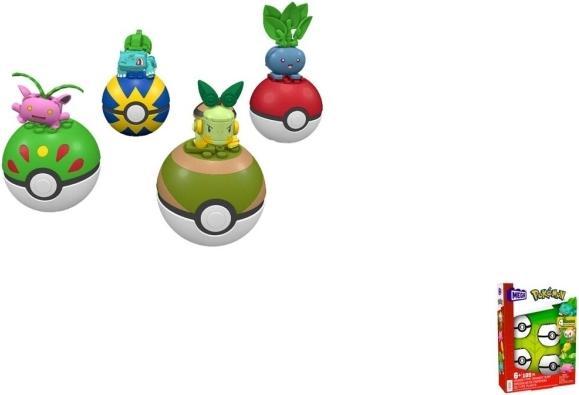 Image du produit MEGA Pokémon 4 types de plantes Set Pokémon