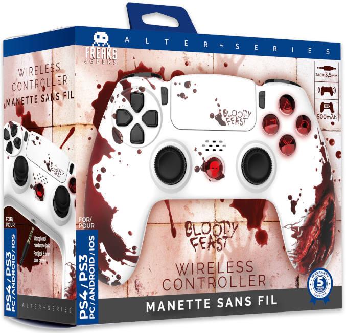 Produktbild Freaks and Geeks FREAKS Alter Series PS4/PS3 Controller Wireless Bloody Feast