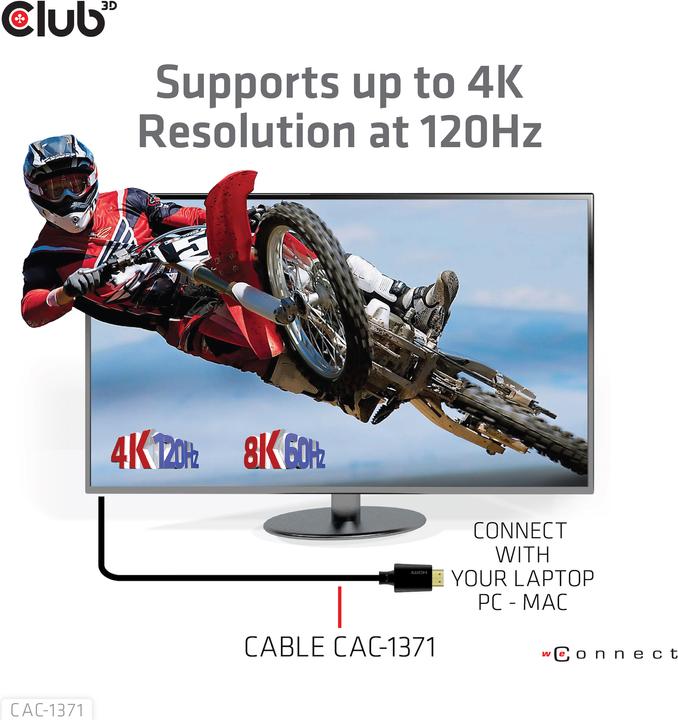 Produktbild Club 3D HDMI (Typ A) — HDMI (Typ A) (1 m, HDMI)