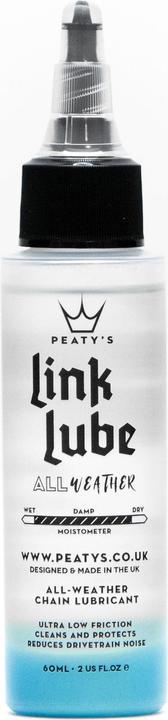 Peaty's Huile pour chaîne Link Lube All Weather (60 ml, Huile de chaîne)