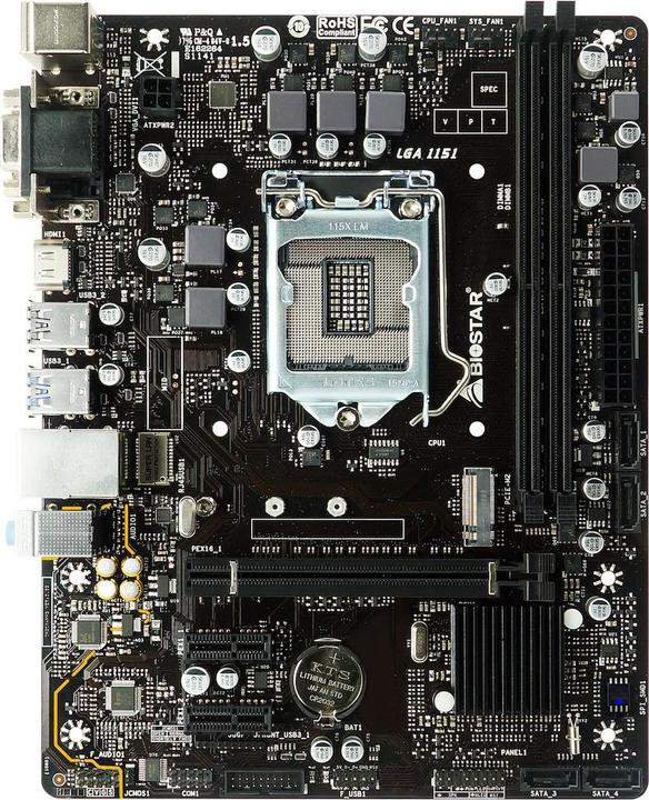Actual product image Biostar H310MHD Pro2 (LGA 1151, Intel H310, mATX)