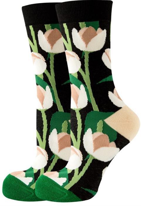 Musthaves Socken Motiv Tulpen (36 - 43)