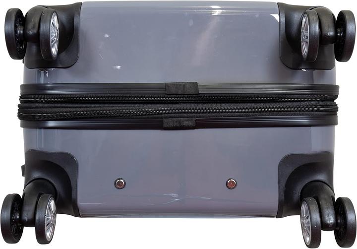 Actual product image Trendyshop365 Hartschalen-Reisekoffer mit Dehnungsfalte Fly The World (94 l, L (90 - 115l))