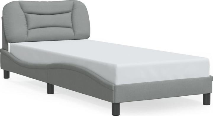 Produktbild VidaXL Bettgestell mit LED Stoff (90 x 190 cm)