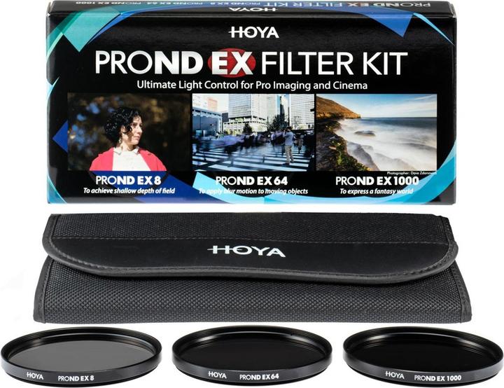 Produktbild Hoya PRO ND EX Filter Kit 8/64/1000 (67 mm, ND- / Graufilter, 67 mm)
