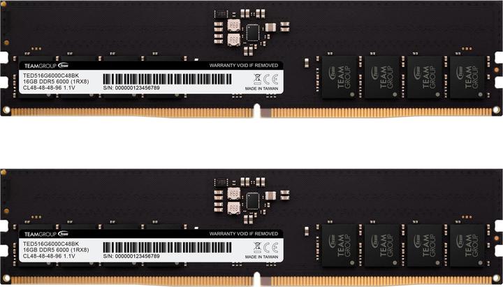 Produktbild Team Group D532GB 6000-48 Elite K2 TEM (2 x 16GB, 6000 MHz, DDR5-RAM, DIMM)