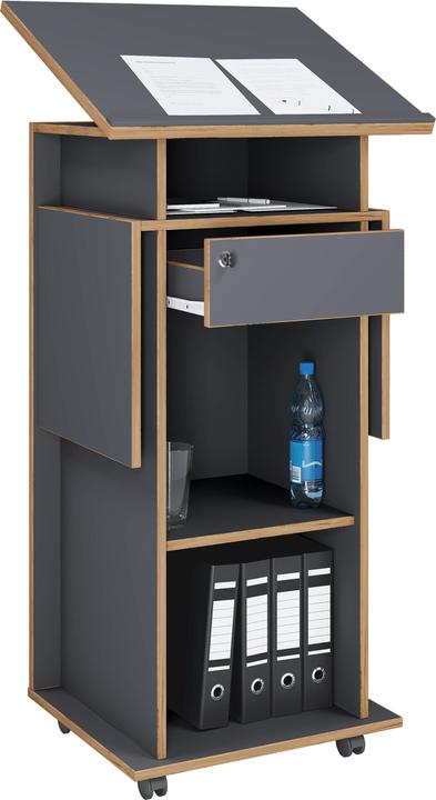 Image du produit VCM Holz Stehpult Rednerpult Rollen Salia