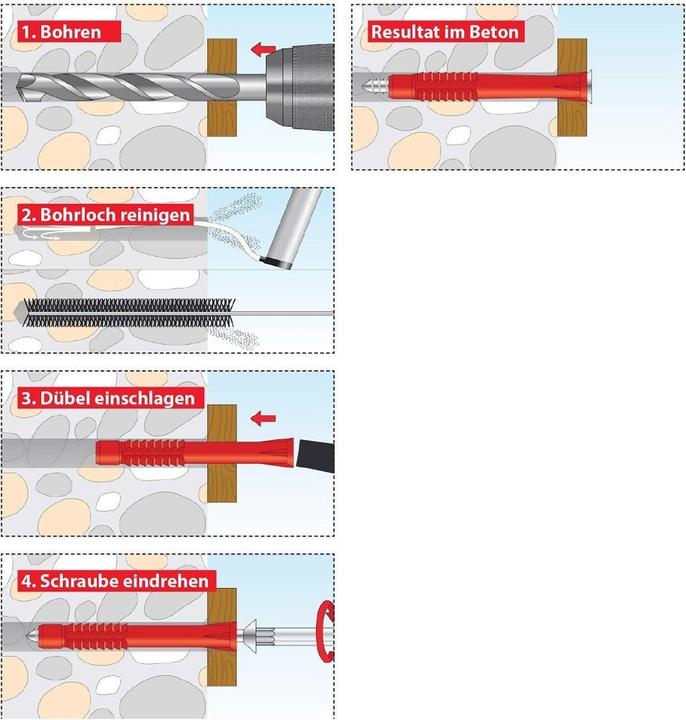 Produktbild Tox Allzweck-Langdübel Constructor 6x70 mm + Schraube 50 Stück (50 Stk.)