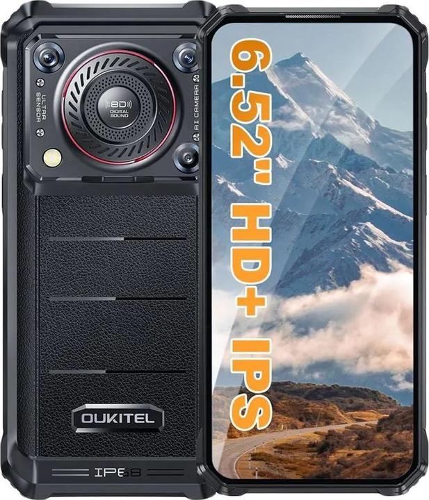 Immagine prodotto Oukitel WP36 (128 GB, Nero, 6.52", Doppia SIM, 13 Mpx, 4G)