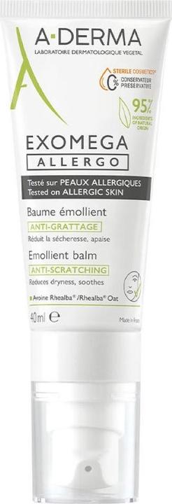 Pierre Fabre A-derma Exomega Allergo Molient Balm, 40 ml (Körpercreme, 40 ml)