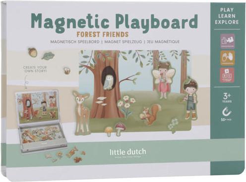 Actual product image Little Dutch Magnet Puzzle Forest Friends FSC