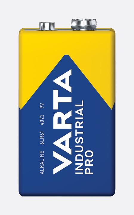 Actual product image Varta INDUSTRIAL PRO Alkaline Battery 9V - 4022 - pack of 20 batteries (20 pcs.)