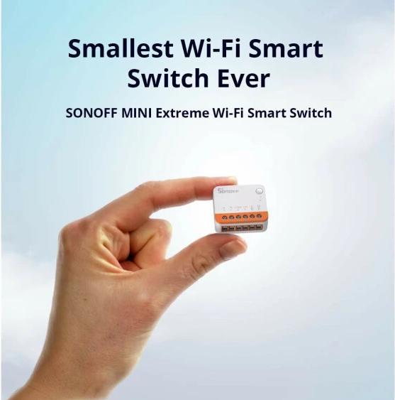 Image du produit Sonoff Actionneur de lumière WLAN MINIR4, 2400 W, simple (Actionneur de commutation)