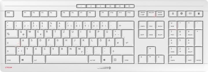 CHERRY Stream Desktop Recharge Tastatur RF Wireless QWERTY Englisch (Eng. Int., Kabelgebunden, Kabellos)