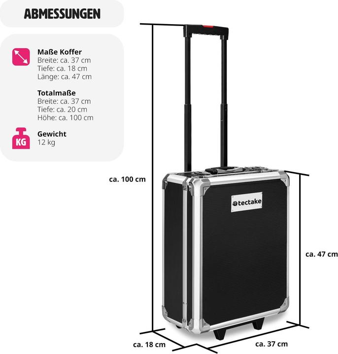 Immagine prodotto tectake Carrello portautensili (1200 pezzi)