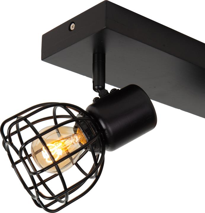 Image du produit Lucide FILOX - Projecteur de plafond - 2xE27 - Noir 00929/02/30 (E27)