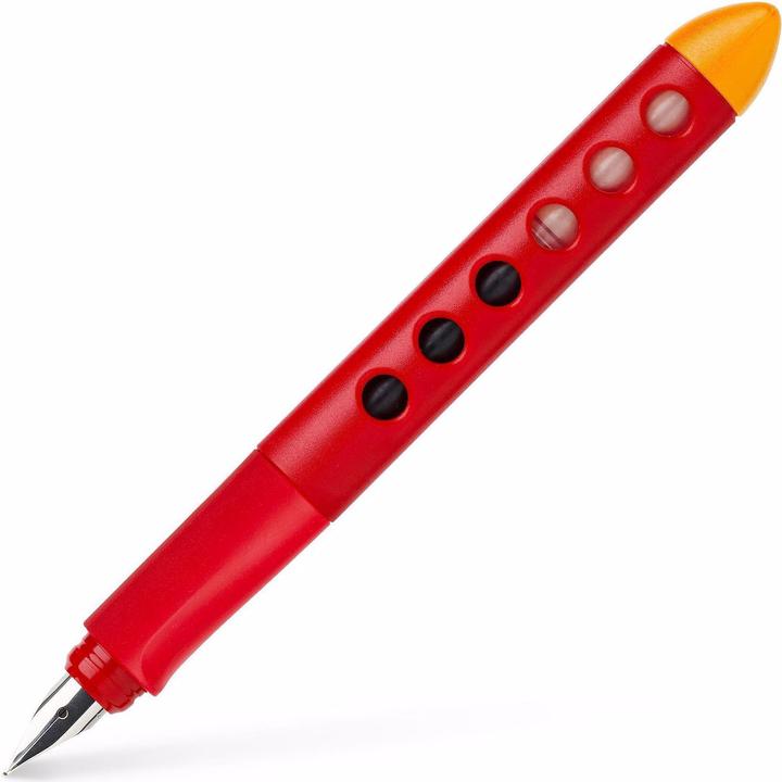 Faber-Castell Füllfederhalter Scribolino Medium (M), Rot (Rot, 1 x)