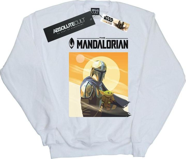 Immagine prodotto Star Wars The Mandalorian The Child Two Moons Felpa Uomo (4XL)
