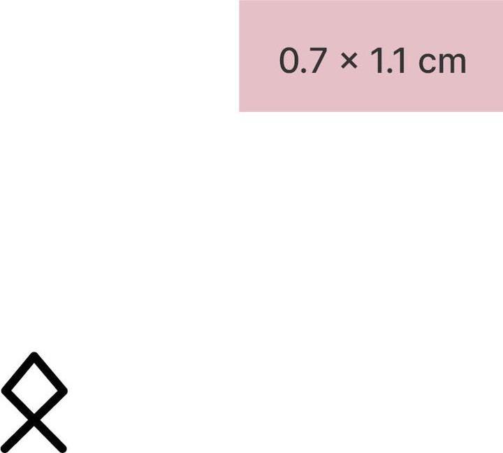 Image du produit minink Tatouage temporaire - Séparation des signes runiques