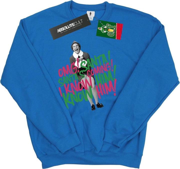 Elf Santa's Coming Sweatshirt (M)