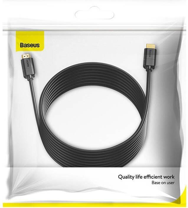 Actual product image Baseus high definition Series HDMI To HDMI Adapter Cable 8m Black (8 m, HDMI)