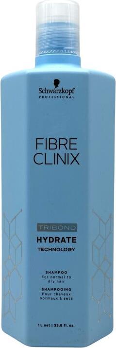 Actual product image Schwarzkopf Fibre Clinix - Hydrate Shampoo (1000 ml, Liquid shampoo)