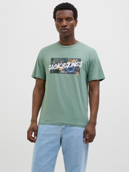 Actual product image Jack & Jones Jjhawaii Shape Tee Ss Crew Neck Ln (XS)