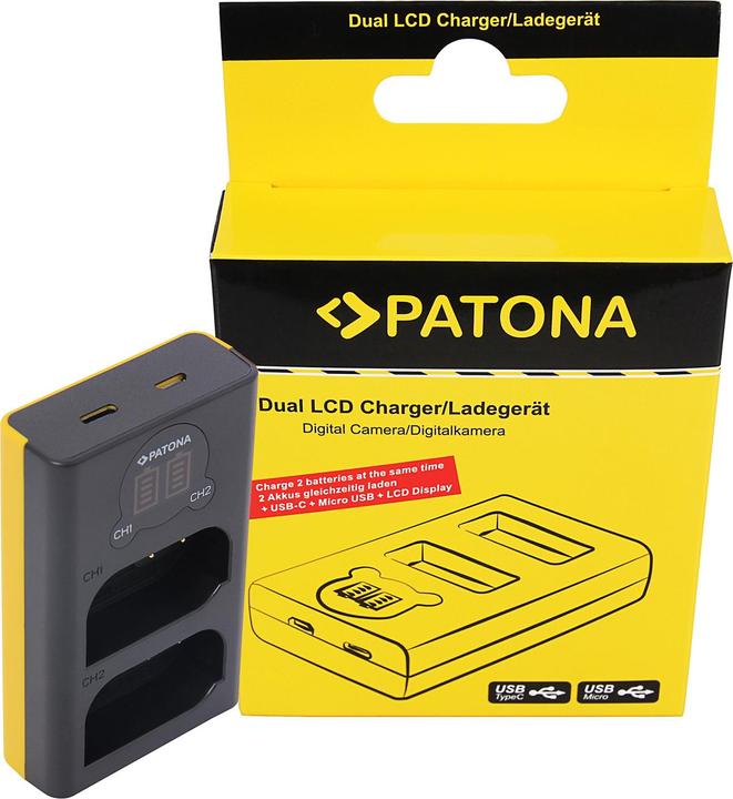 Produktbild Patona DMW-BLK22 (Kamera Akku Ladegerät)