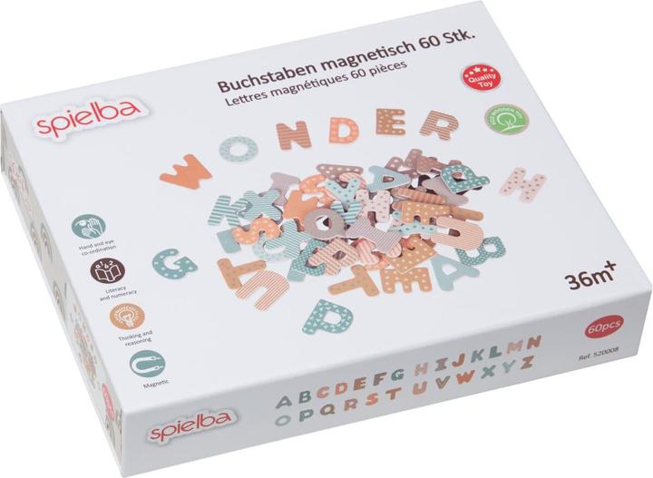 Spielba Letters magnetic 60 pcs. (60 x)