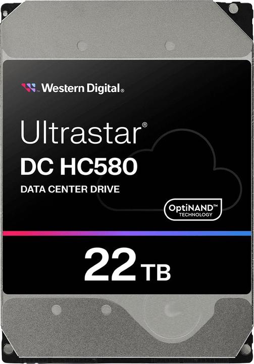 Actual product image WD DC HC580 SAS 512E SE P3 (22 TB, 3.5", CMR)