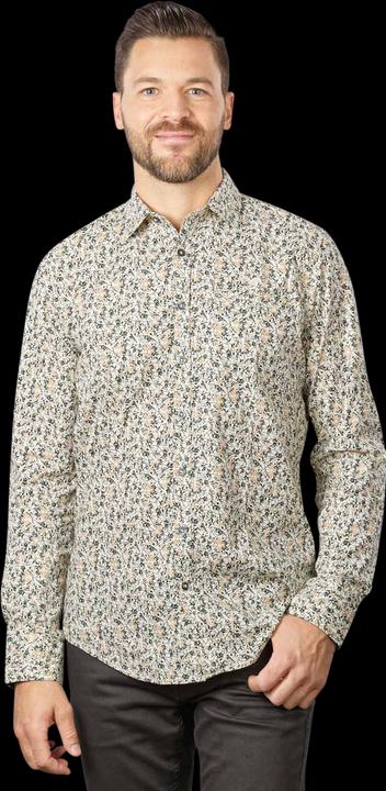 Pme Legend Long Sleeve Shirt Print On Bone White
