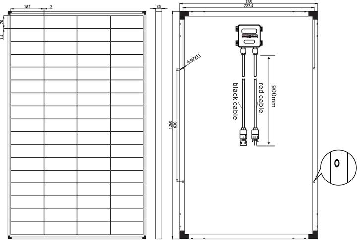 Produktbild Enjoy solar Solarmodul (180 W, 10 kg)