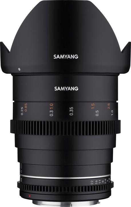 Actual product image Samyang 24mm T1.5 MK2 Nikon F (Nikon F, Micro Four Thirds, APS-C / DX, full size)