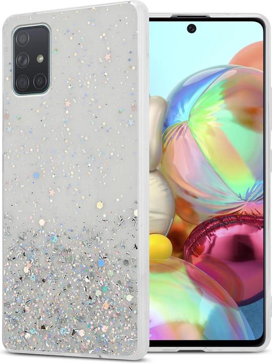 Transparent avec paillettes