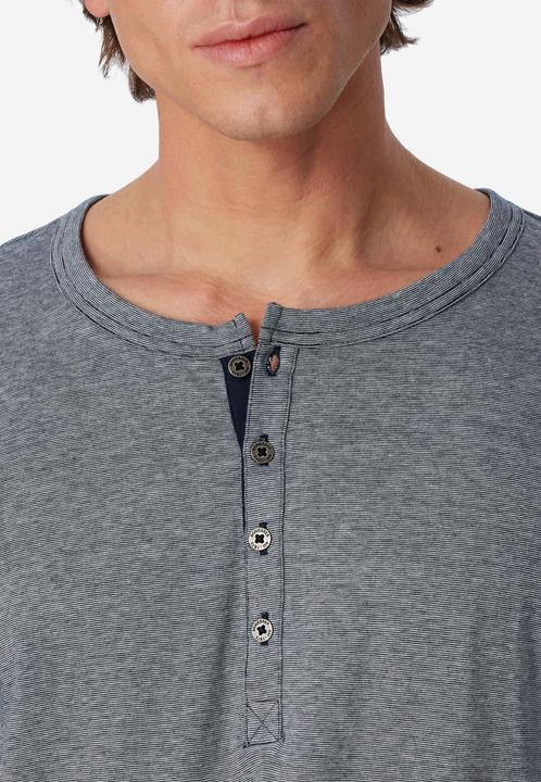 Produktbild Schiesser langer Herren Pyjama / Schlafanzug mit Knopfleiste (64)