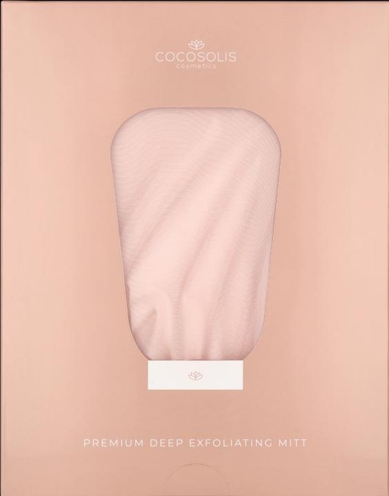 Actual product image Cocosolis PREMIUM deep exfoliating mitt 1 u