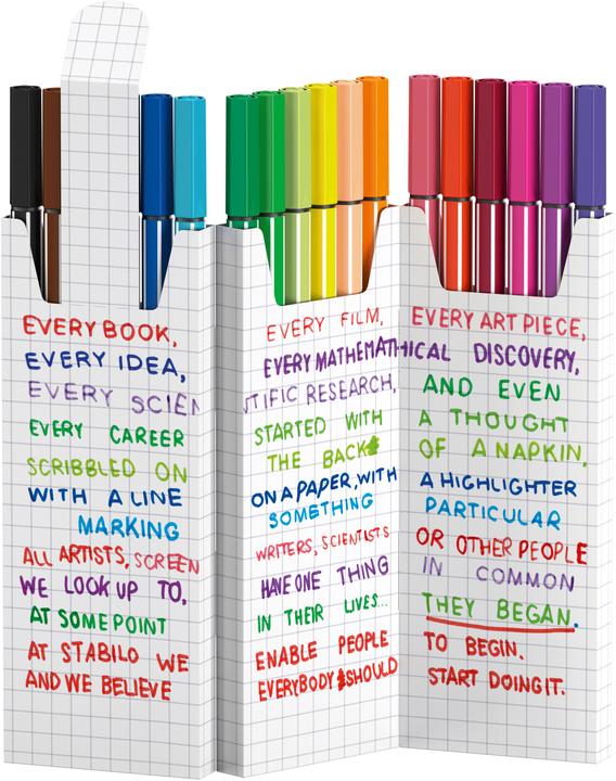 Immagine prodotto STABILO Pen 68 (Multicolore, 18 x)