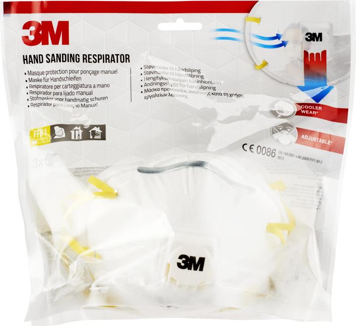 Produktbild 3M Aura Maske mit Ventil (FFP1, 3 x)