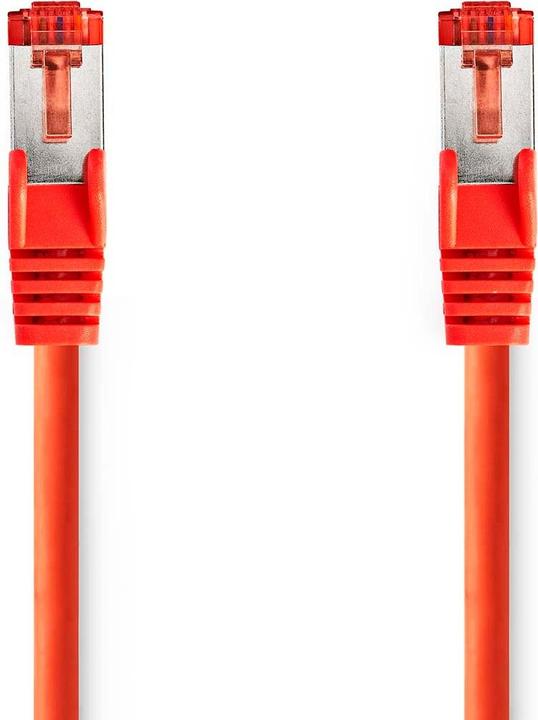 Produktbild Nedis Cat 6 Kabel RJ45 (8P8C) Stecker RJ45 (8P8C) Stecker S/FTP rund PVC LSZH Umschlag 10.0 m Red (S/FTP, CAT6, 10 m)