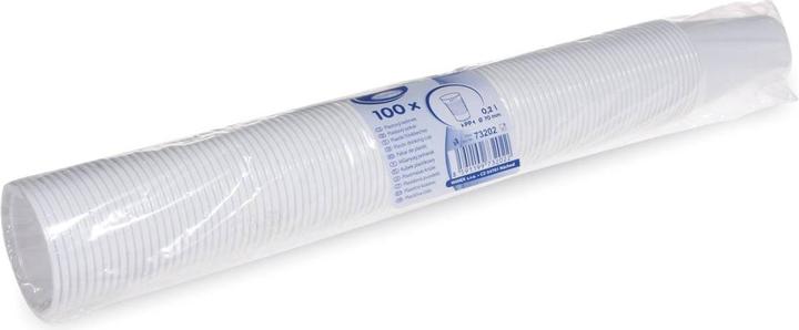 Produktbild Wimex Trinkbecher (PP) weiss 70mm 0,2L - 100 Stück (100 x)