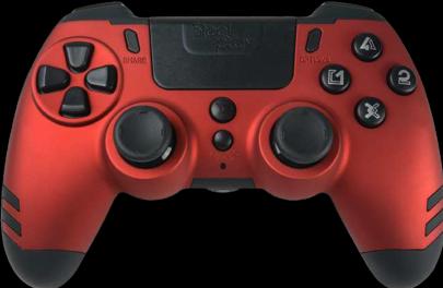 Actual product image Steelplay Slim Pack Wireless Controller Ruby Red Multi (PS4, PC)
