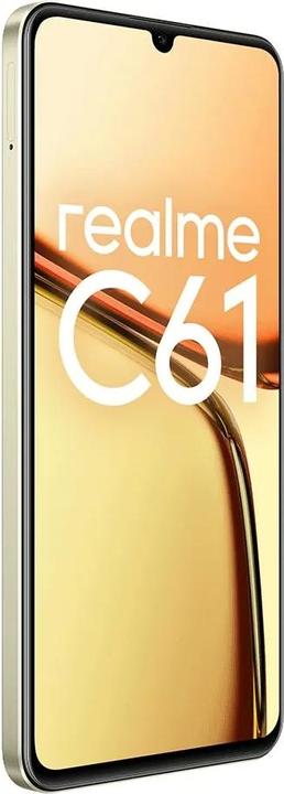 Productafbeelding realme C61 6Gb 128Gb 6,7" Dual Sim (128 GB, Goud, 6.74", Dubbele SIM, 4G)