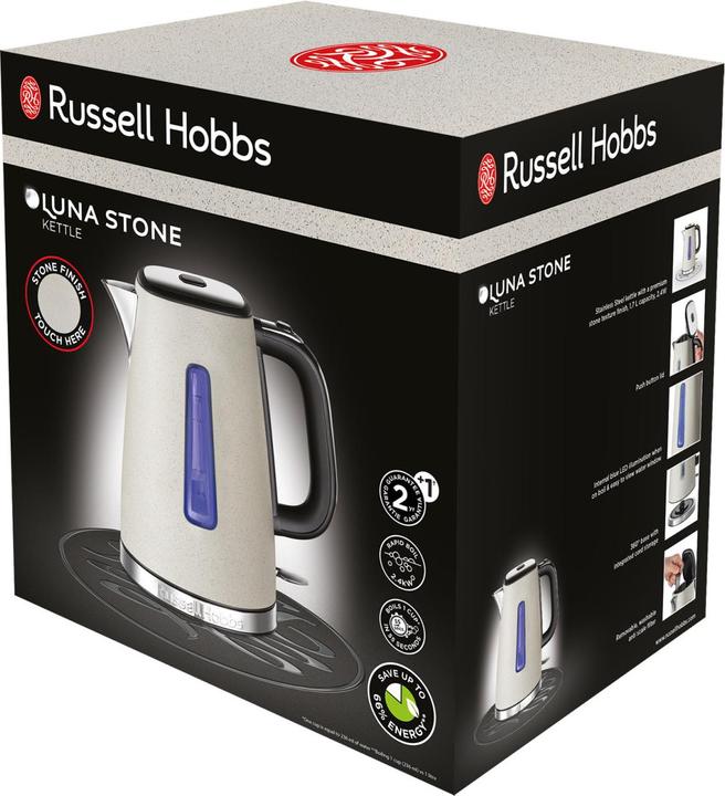 Produktbild Russell Hobbs Wasserkocher Luna Stone 1.7 l, Steingrau (1.70 l)