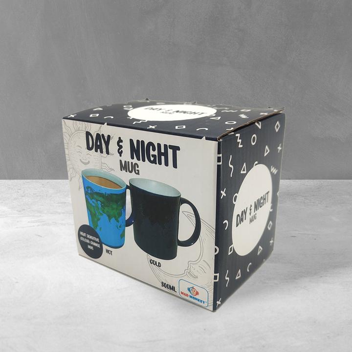 Actual product image Mad Monkey mug "Day & Night" with colour change (300 ml, 1 x)