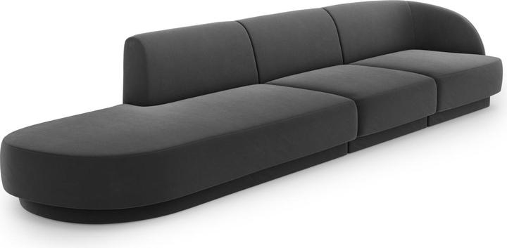 Actual product image Micadoni Boucle Left Sofa, "Miley", 4 Seats, 323x90x70Made in Europe (Modular sofa, 4-seater)