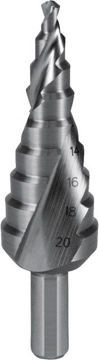 Actual product image Ruko Step drill HSS Co 5, spiral fluted with cross grinding (4 - 20)