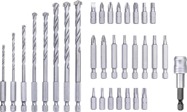 Actual product image kwb Drill and BIT DRILLBOX 33 TLG. L BOX (3mm → 10mm)