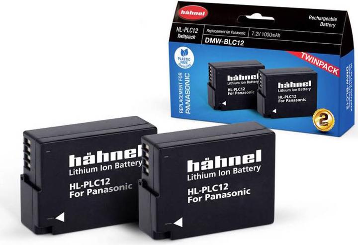 Actual product image Hähnel Hahnel HL-PLC12 Twin Pack Lithium-Ion (Li-Ion) 1000 mAh (Camera battery)
