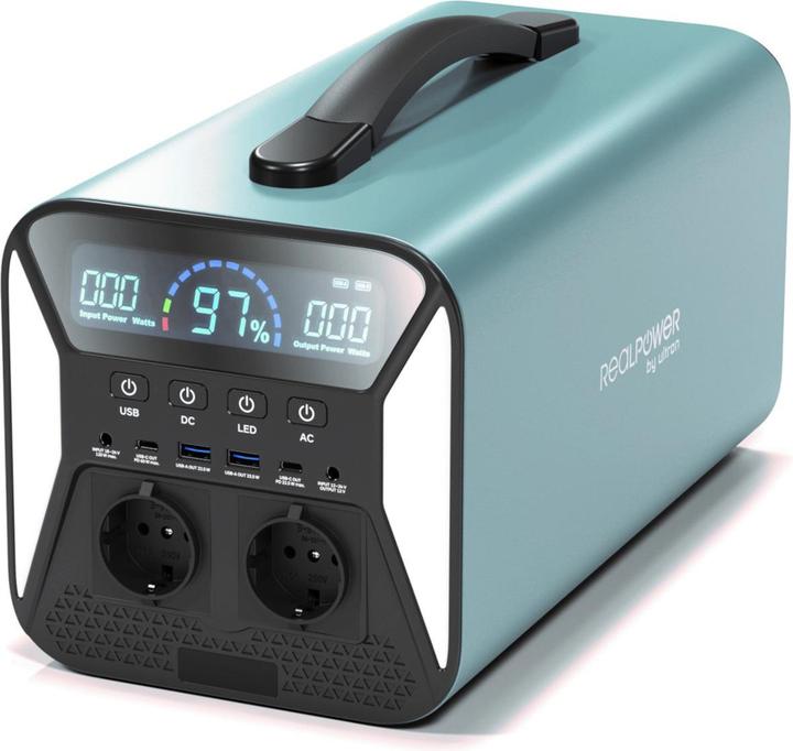 Produktbild RealPower Powerstation PS-1000C 1000 Watt (992 Wh, 12.50 kg)